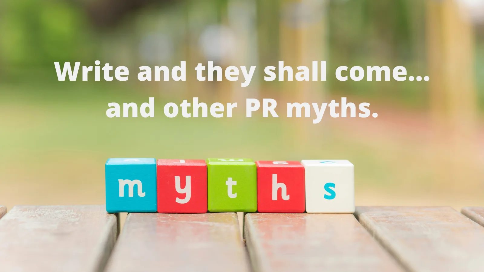 Common PR Myths