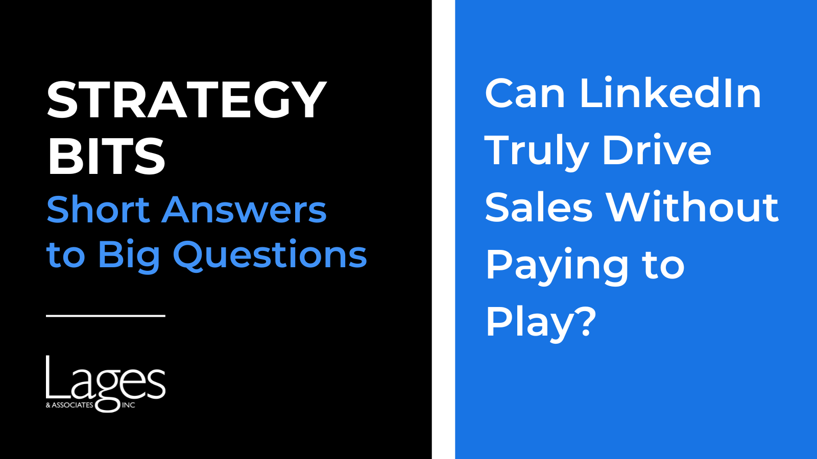 Strategy Bits – Short Answers to Big Questions